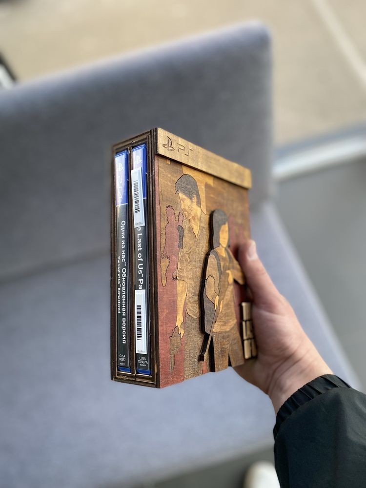 The last of us WoodBook для дисків