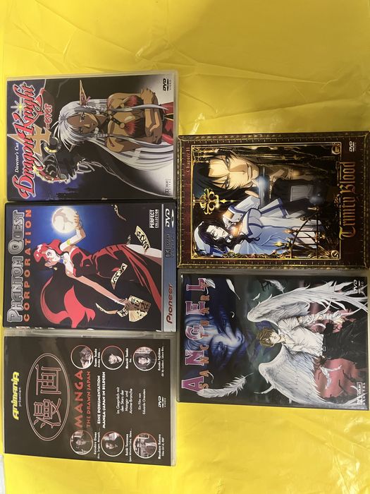 Anime manga - randomowy set filmów DVD