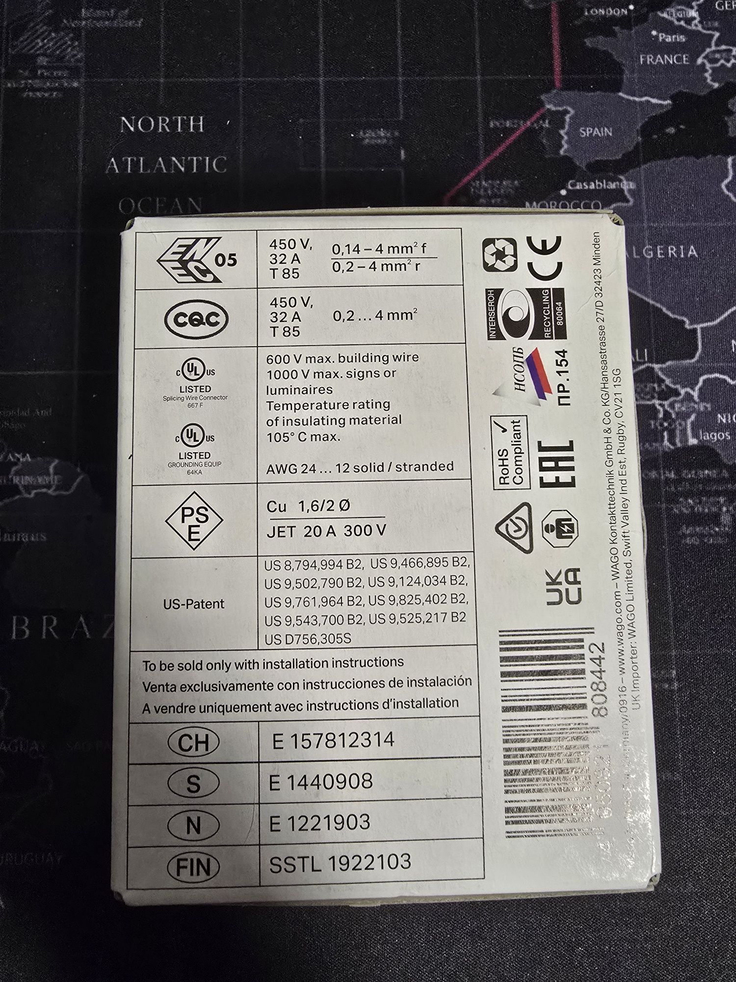 Wago 221-413 Złączka instalacyjna z dźwignią
