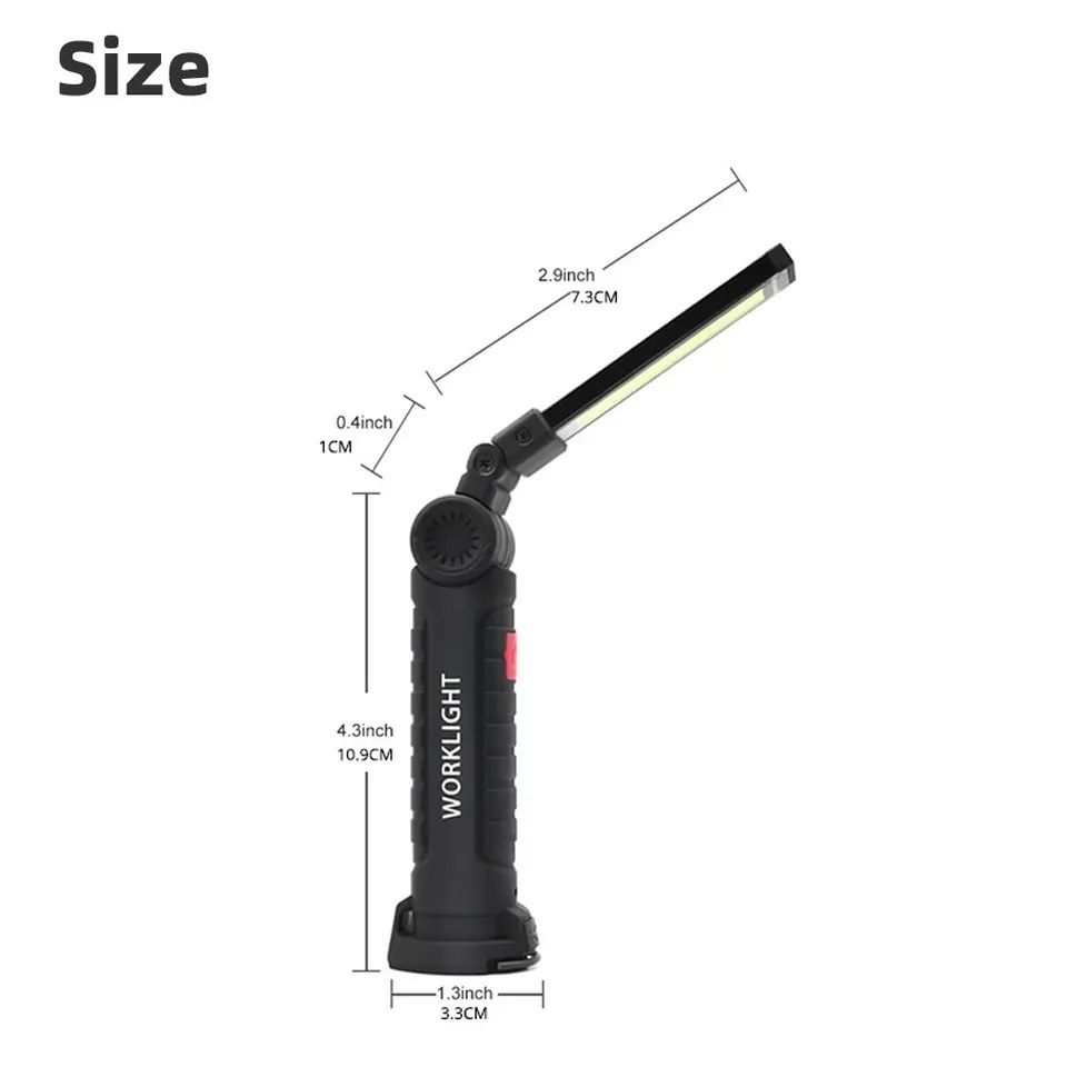 Lanterna Led Recarregável 5 modos iluminação (Artigo Novo)