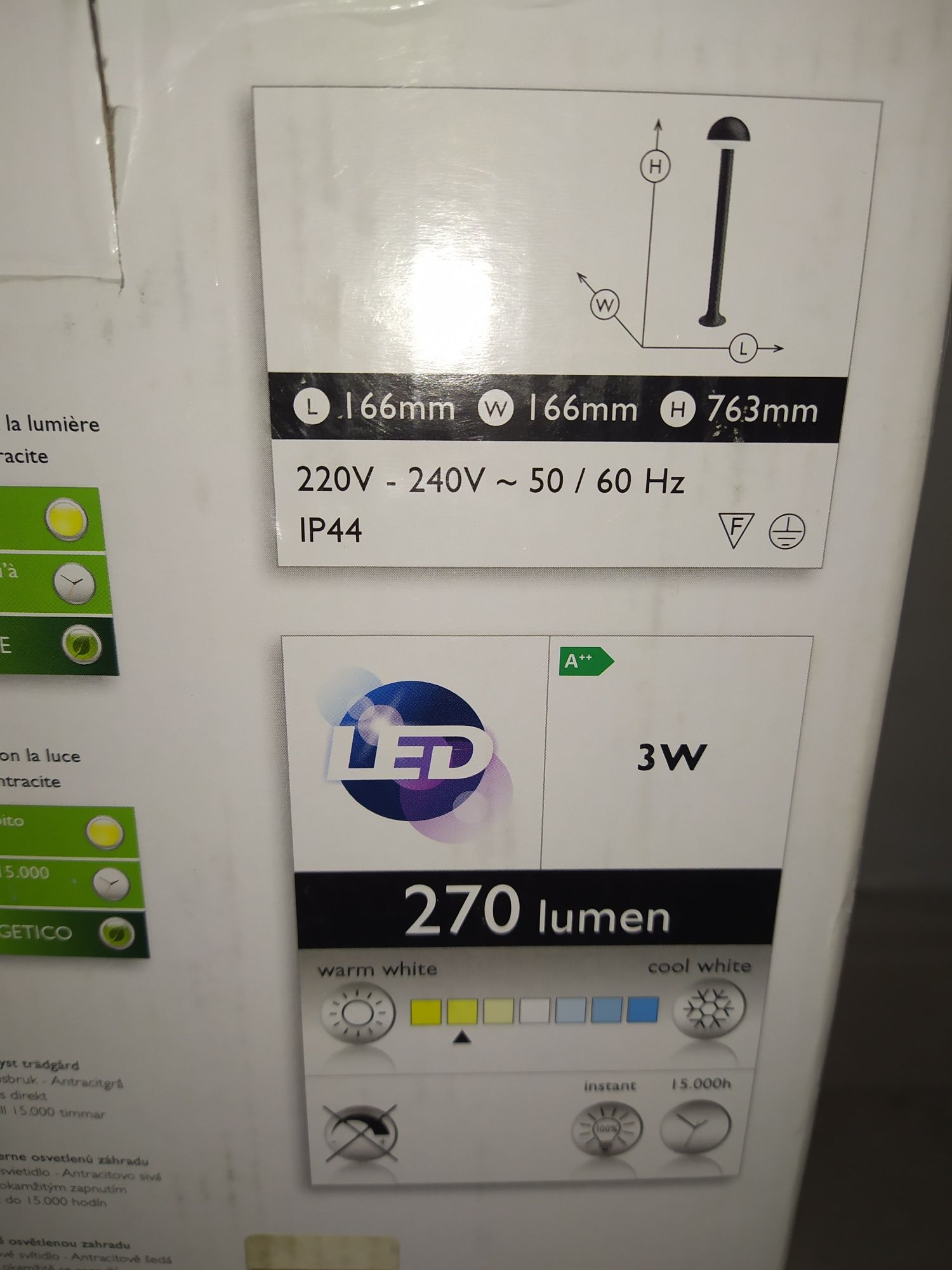 Coluna led Philips novo