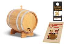 Dębowa beczka 30L na whisky bimber wino nalewki prezent (Atest PZH)