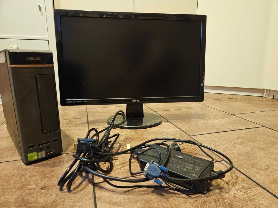 Używany komputer + monitor 26 cali tylko 450 zł