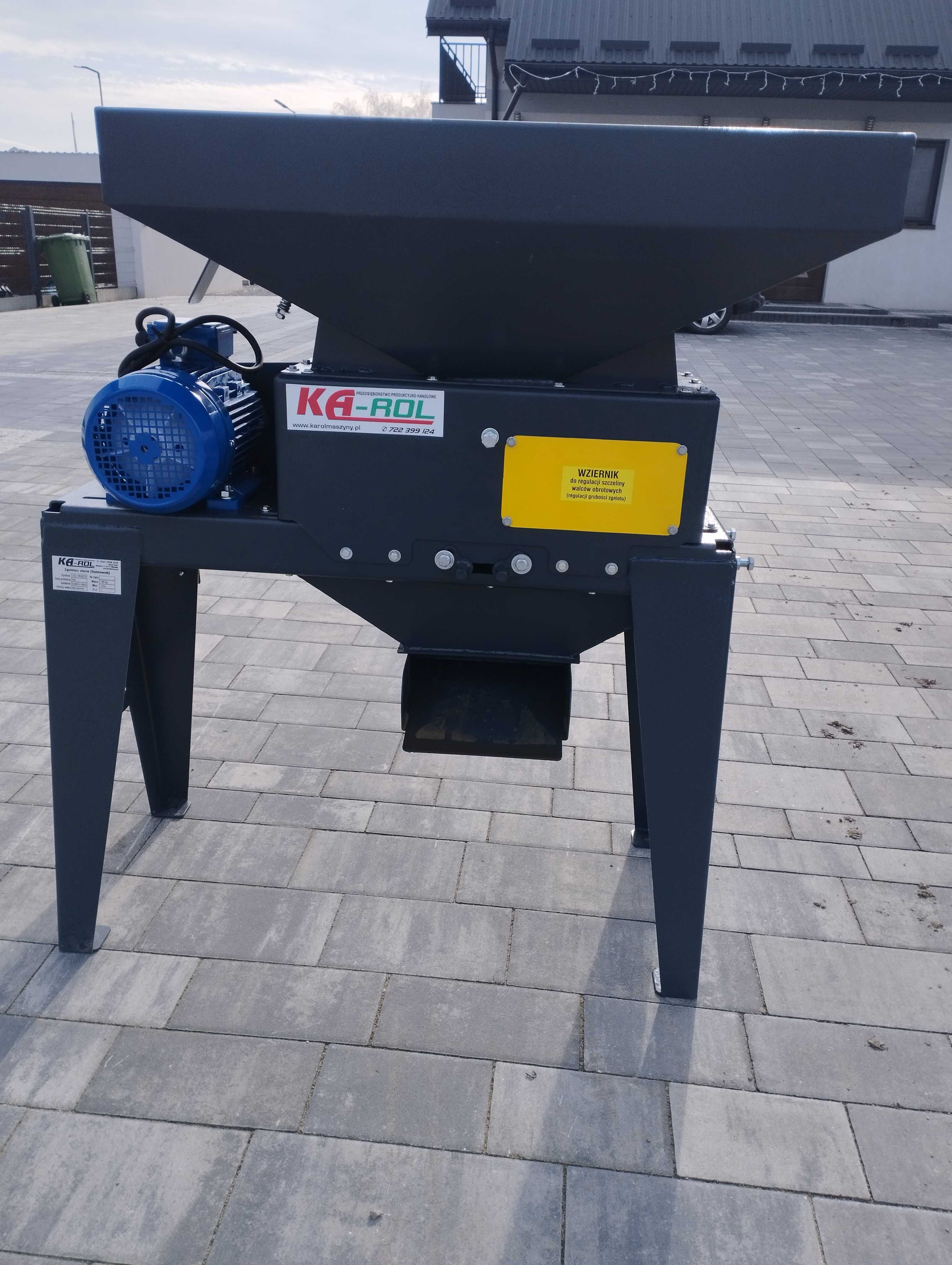 Części#walce#Silnik 3KWGniotownik  do zboża ZG 100/270 KA-ROL