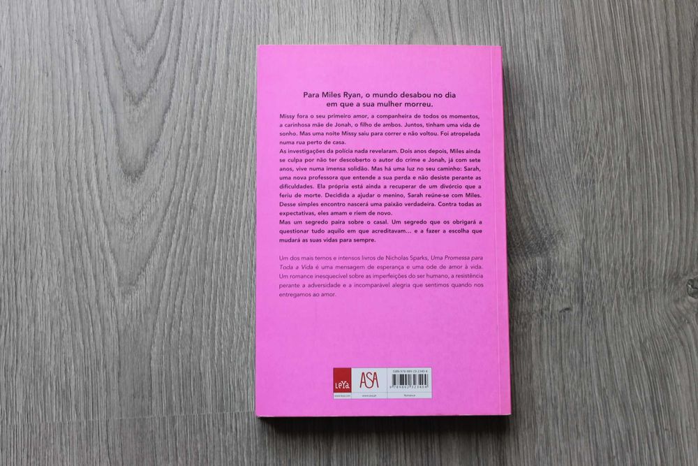 Livro Uma promessa para a vida toda de Nicholas Sparks
