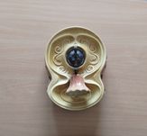 Osłona na dzwonek do drzwi gong PRL Mirostowice obudowa porcelitowa