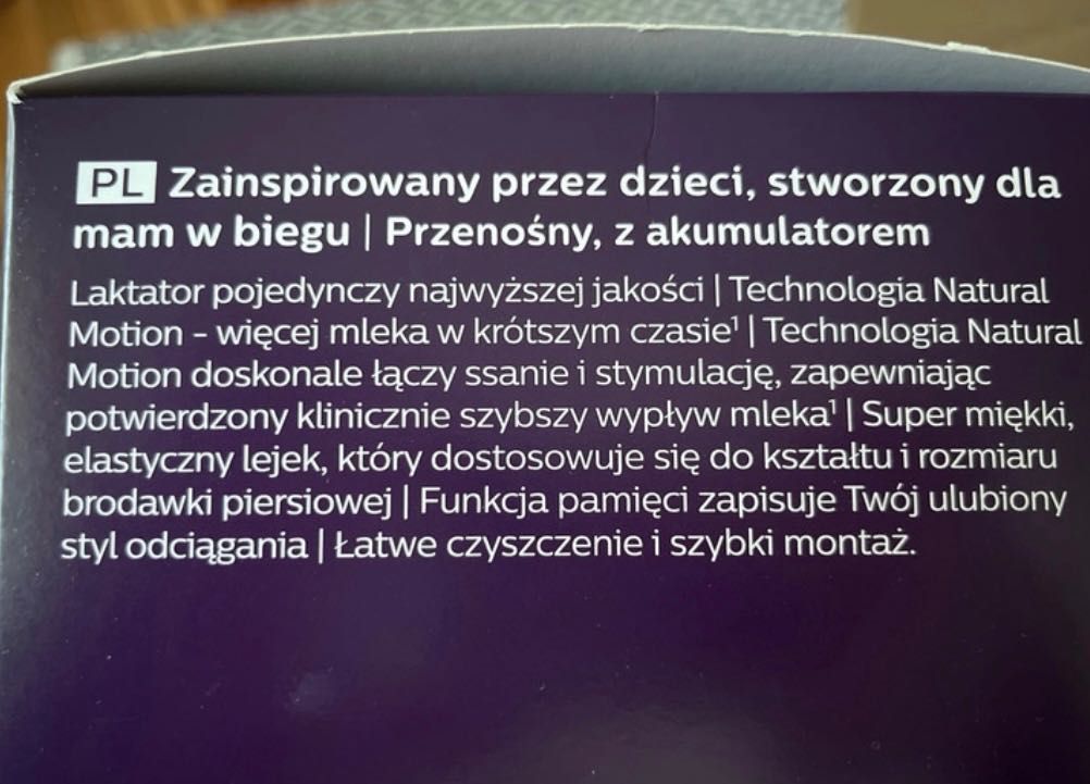 Nowy. Philips Avent Laktator Elektryczny Premium / scf396