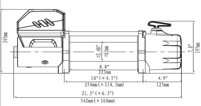 Promoção Guincho Phantom 13500lbs 12V