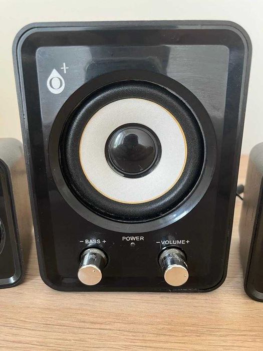 Colunas Home Cinema USB BS200 (Baixo Ajustável)