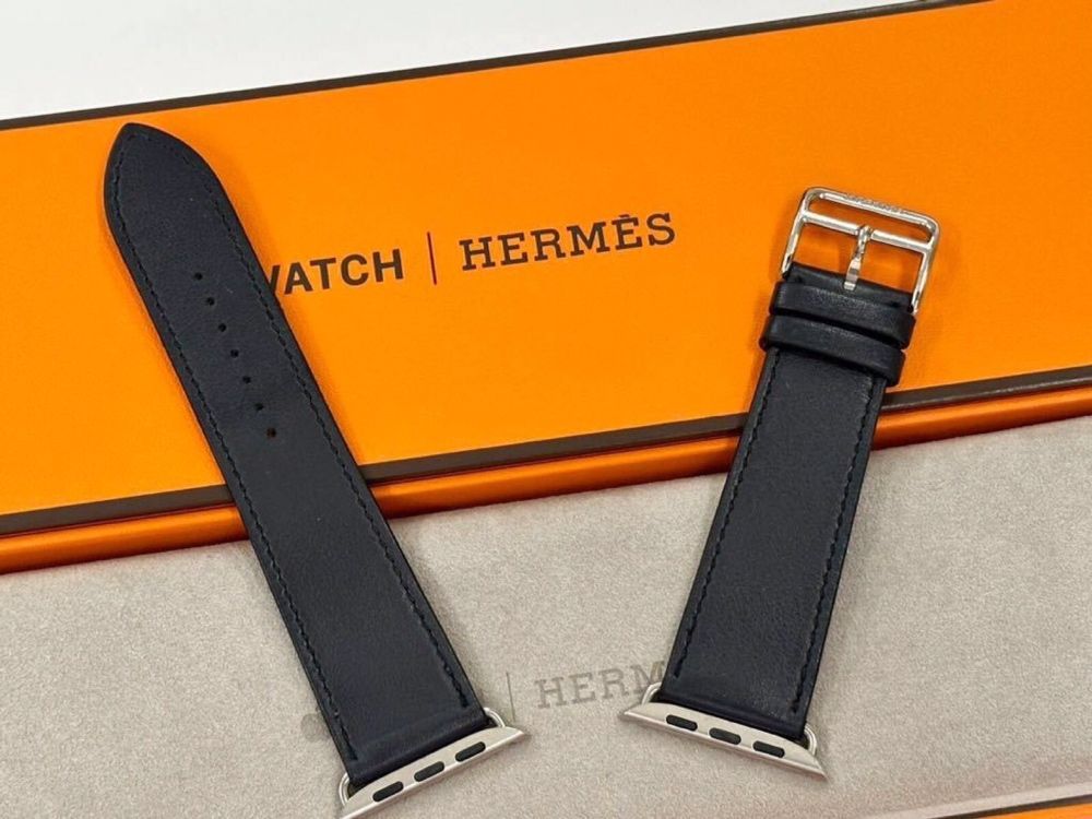 Кожаный ремешок Hermes Single Tour для Apple Watch