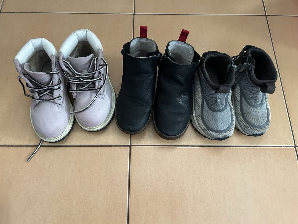 Демісезоне взуття для дівчинки Zara, Timberland-22р., Reima-23
