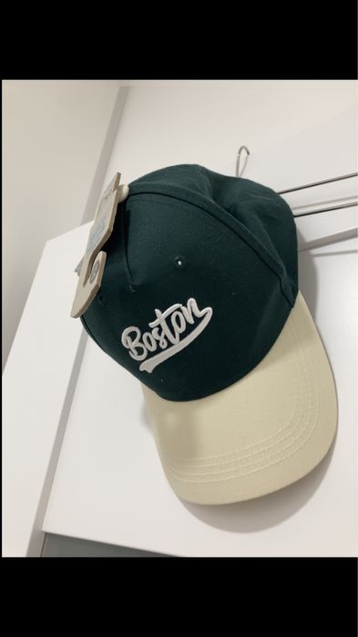 Czapka nowa primark zielona uniwersalna boston