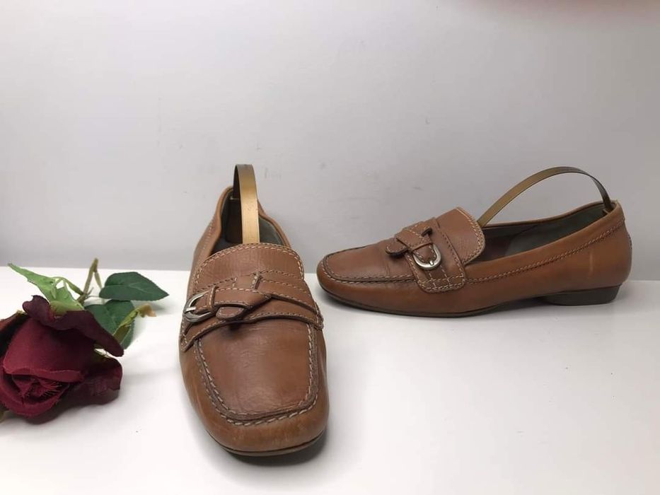 Mokasyny skórzane Carolina Donna Rozmiar 35