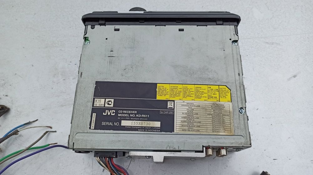 Автомобільна магнітола JVC KD-R611 . USB AUX