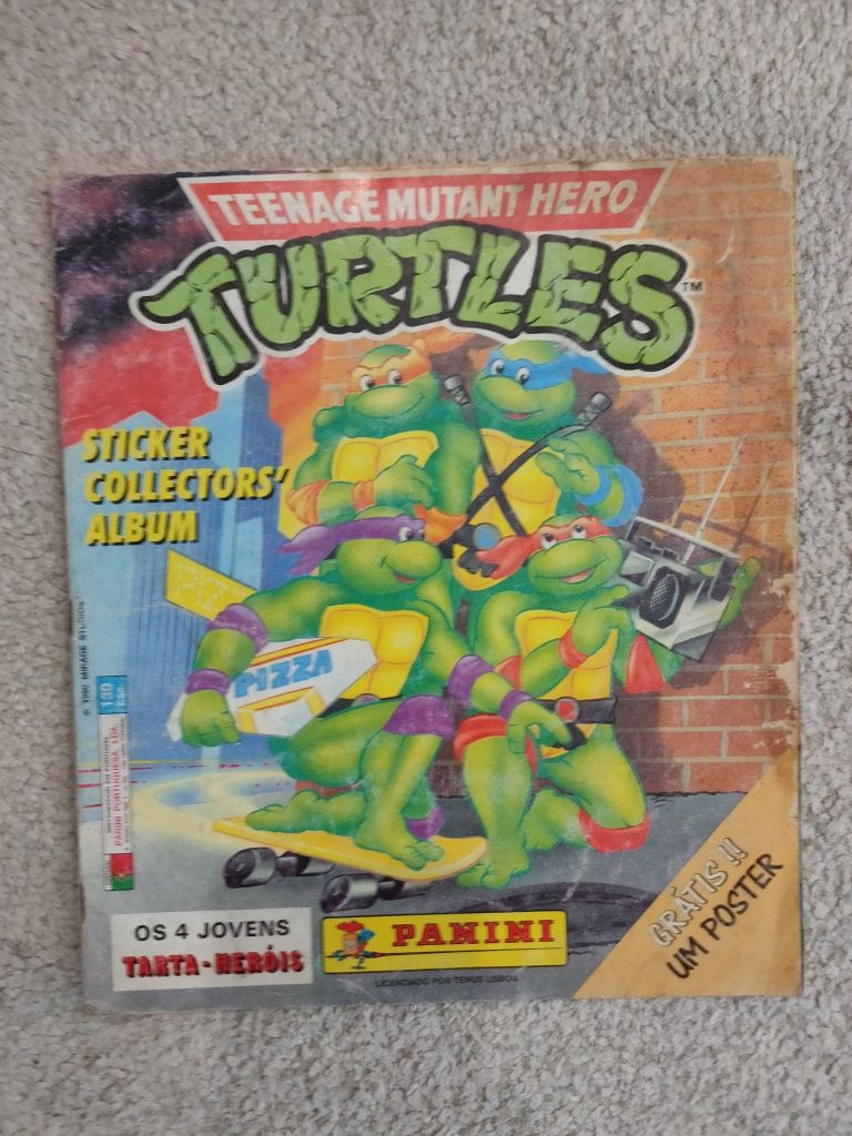 Caderneta TMNT 1990 Panini