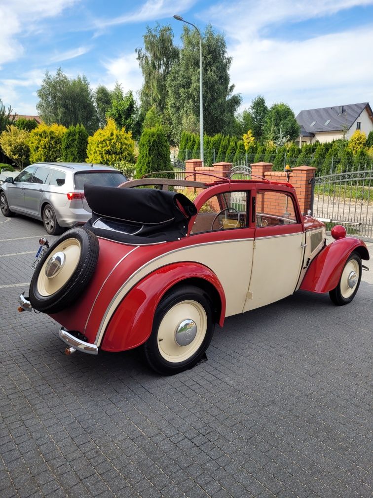 DKW F7 Cabriolimousine 1937 zabytkowy oldtimer nie Mercedes