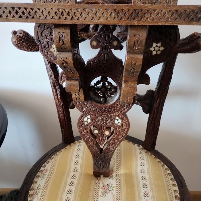 Stara konsola ścienna półka stojak judaika