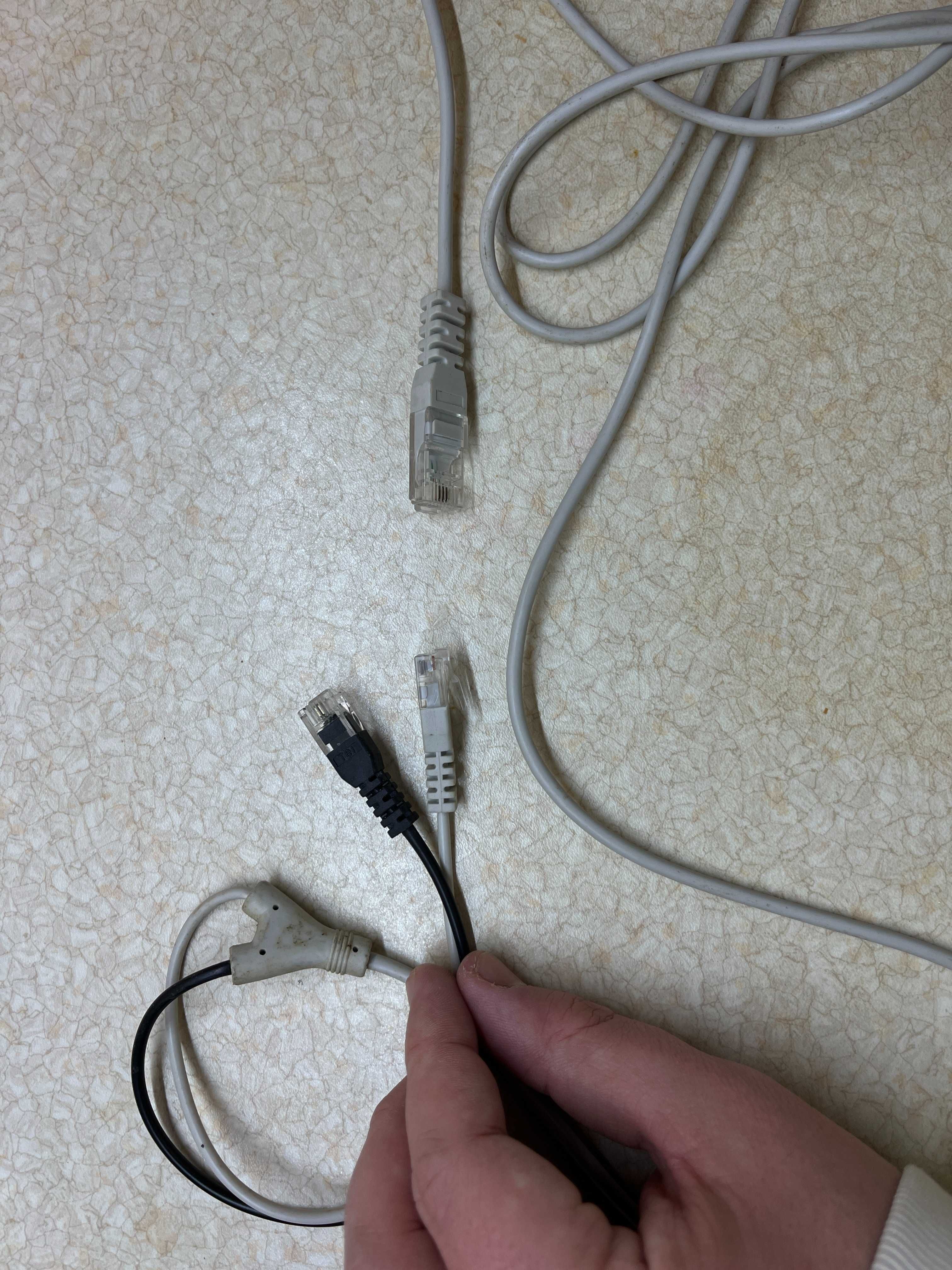Сплітер DSL tel modem adsl провід 4м