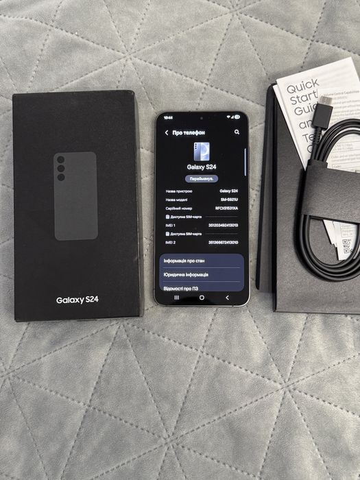 Samsung S24 8/128GB Onyx Black Новий (Snapdragon 8 Gen 3, T-Mobile)