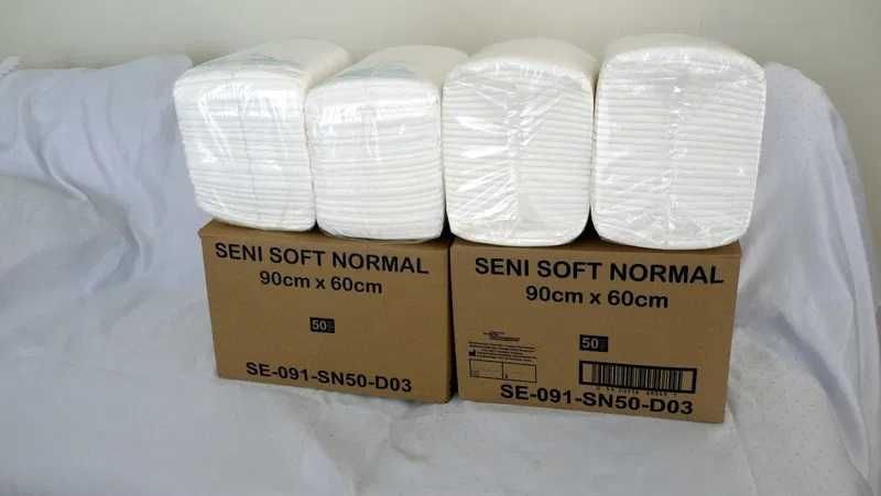 100 sztuk duze podkłady higieniczne Seni Soft 60x90cm