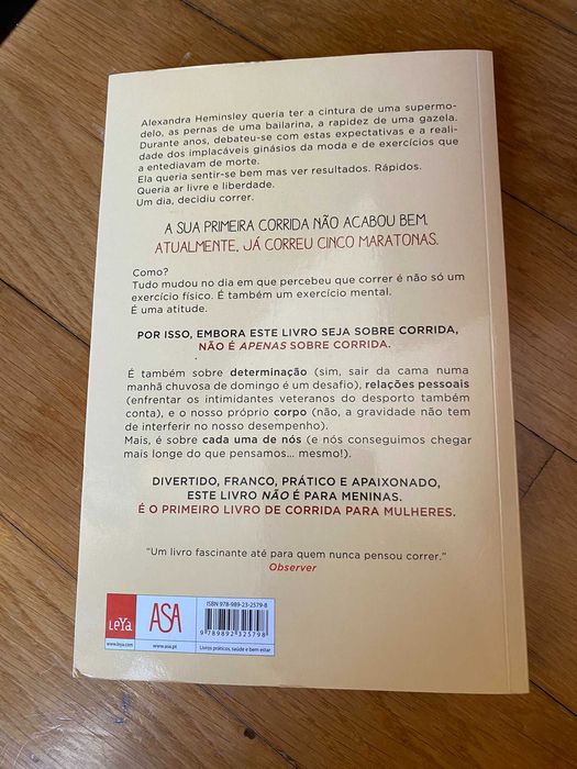 Livro "Correr não é para meninas"