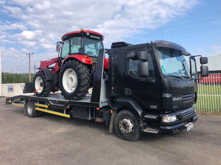 Transport maszyn koparek ciągników rolniczych