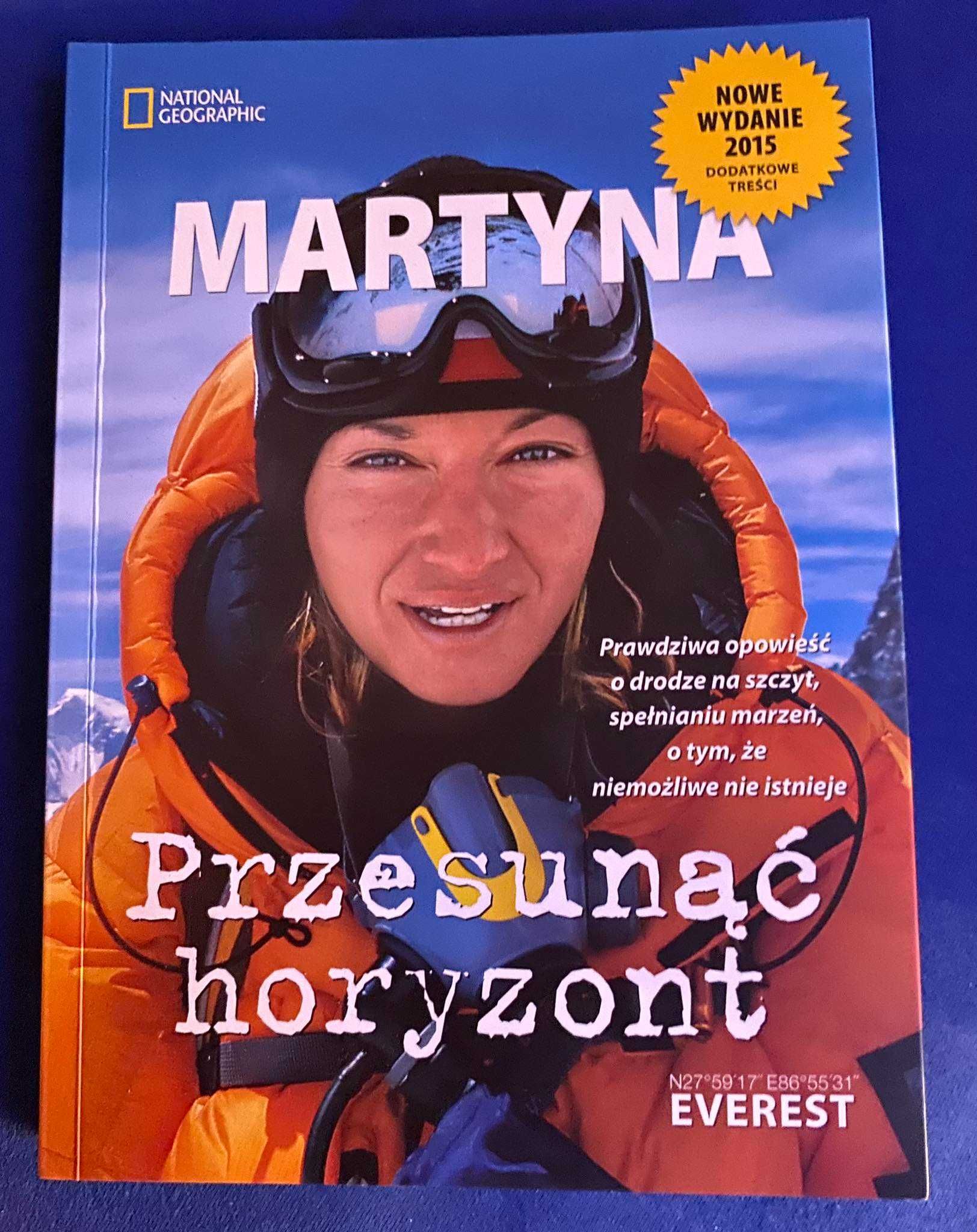 Książka - Przesunąć Horyzont - Martyna Wiechowska - autograf