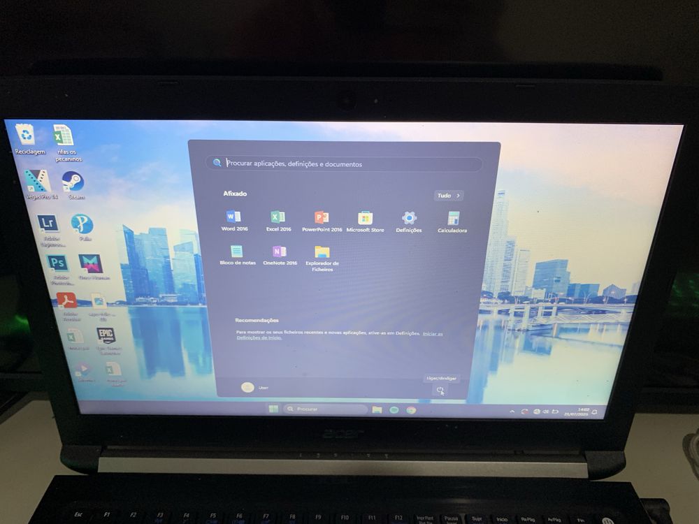 Portatil acer como novo