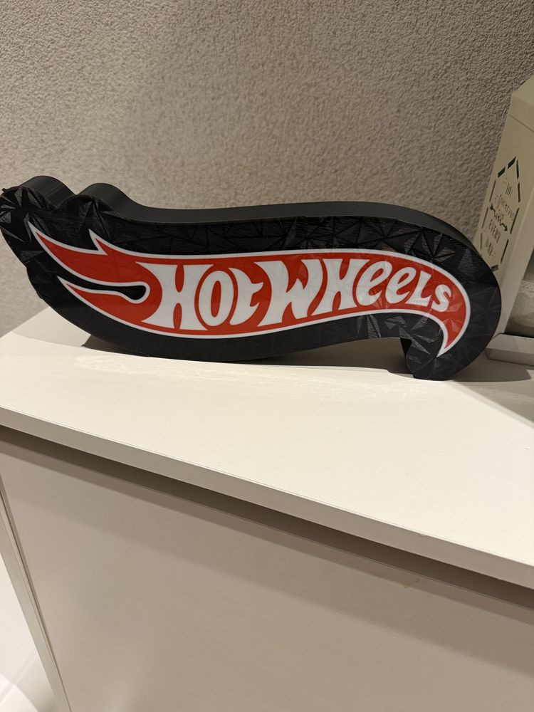 Stojak Logo Hot Wheels Led
