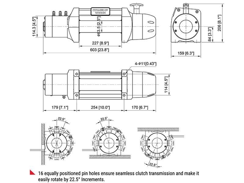 Лебедка COMEUP Seal Gen2 9,5s 12V 4309 кг