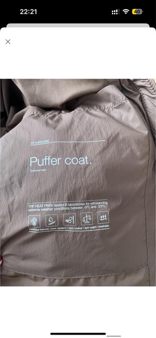 Зимовий Пуховик Zara