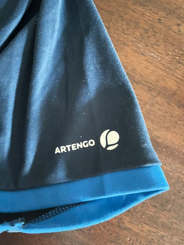 Camisola Artengo de manga curta – Tamanho L – Azul escura