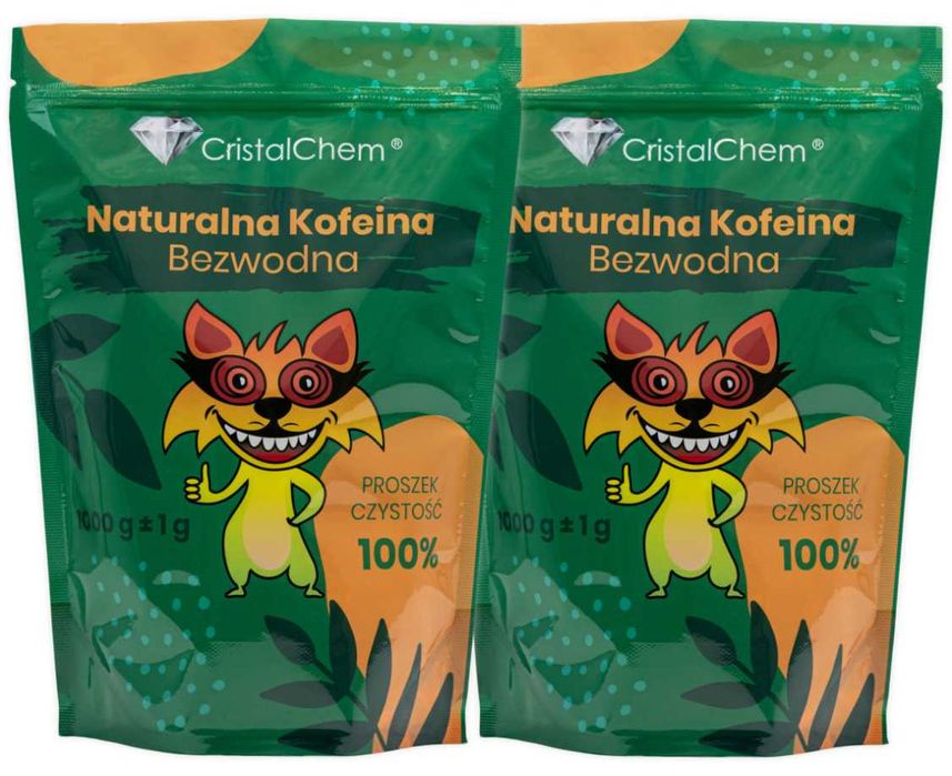 Kofeina Naturalna 2kg Czysta 100% Nowość na polskim rynku.