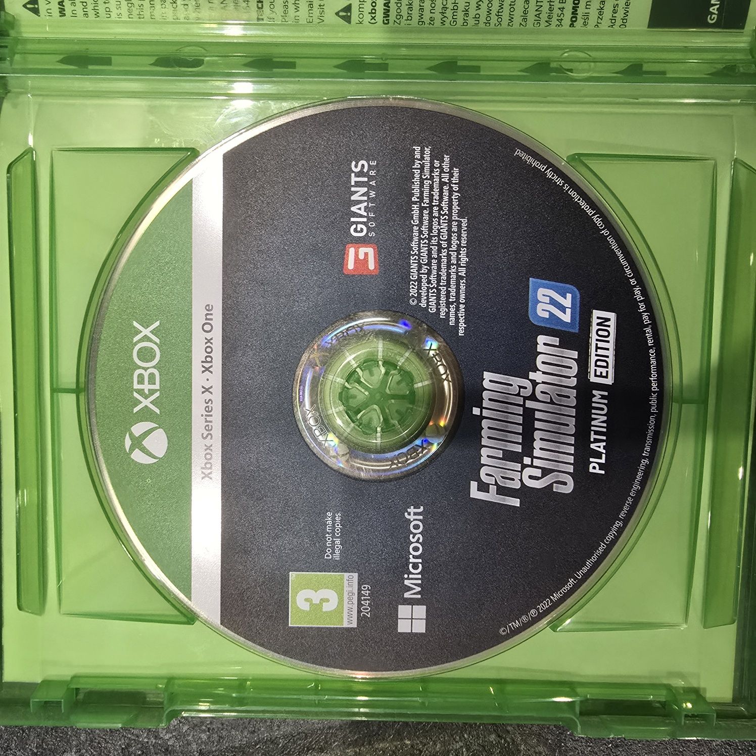 Farming Simulator 22 Edycja Platynowa xbox one  wersja PL