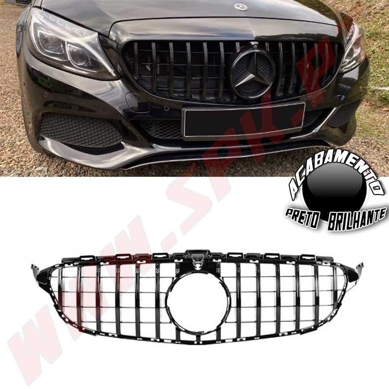 GRELHA LOOK GT BLACK GLOSS - MERCEDES W205 (de 2014 até 2018) - Novo