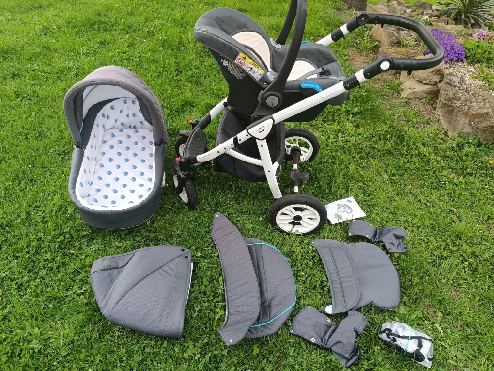 Wózek 3w1 baby merc neo 2 style