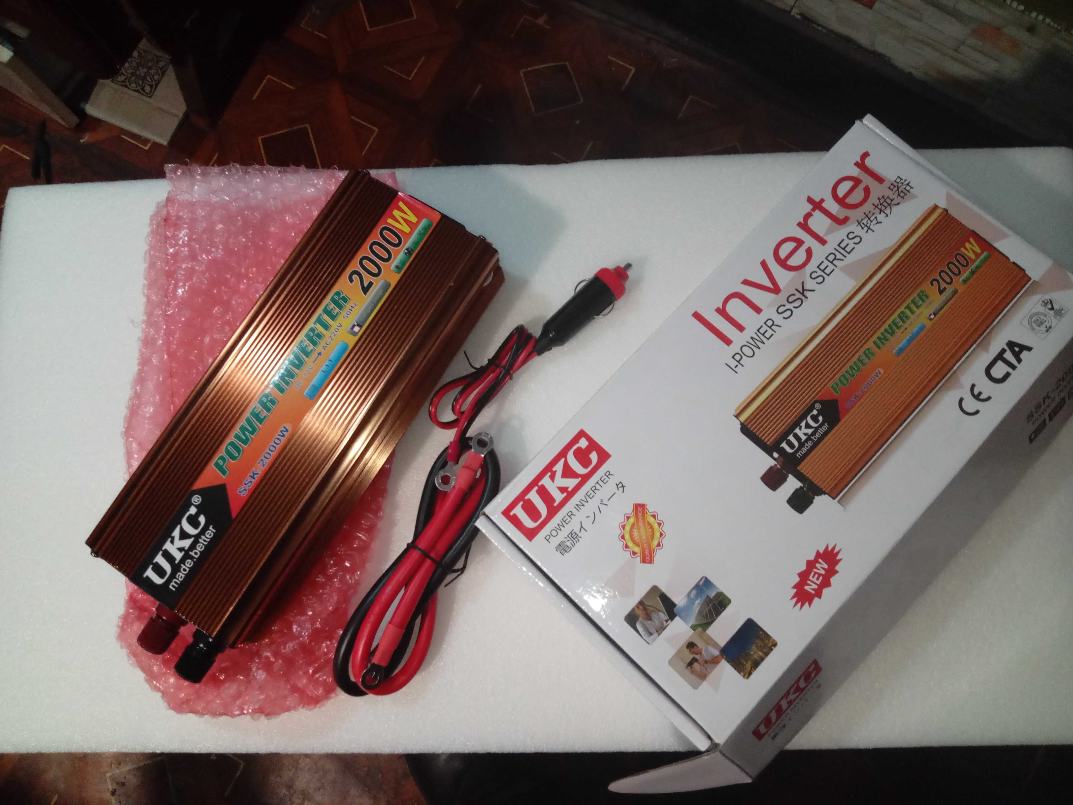 Інвертор напруги +зарядний пристрій 12V