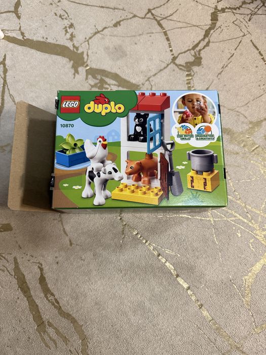 Klocki Lego Duplo 10870 Zwierzątka hodowlane, pudełko, instrukcja