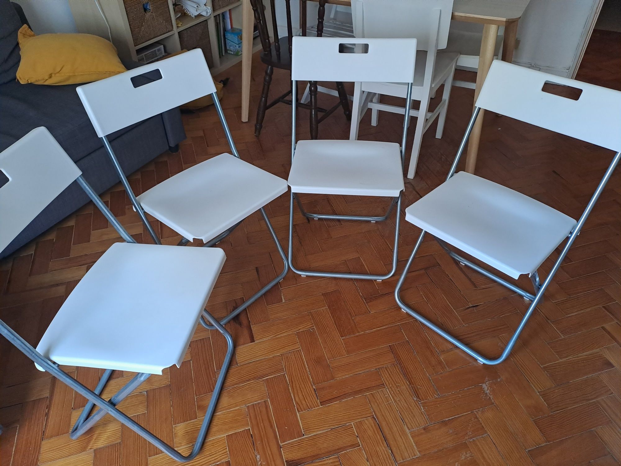 Conjunto de 4 Cadeiras de Plástico IKEA