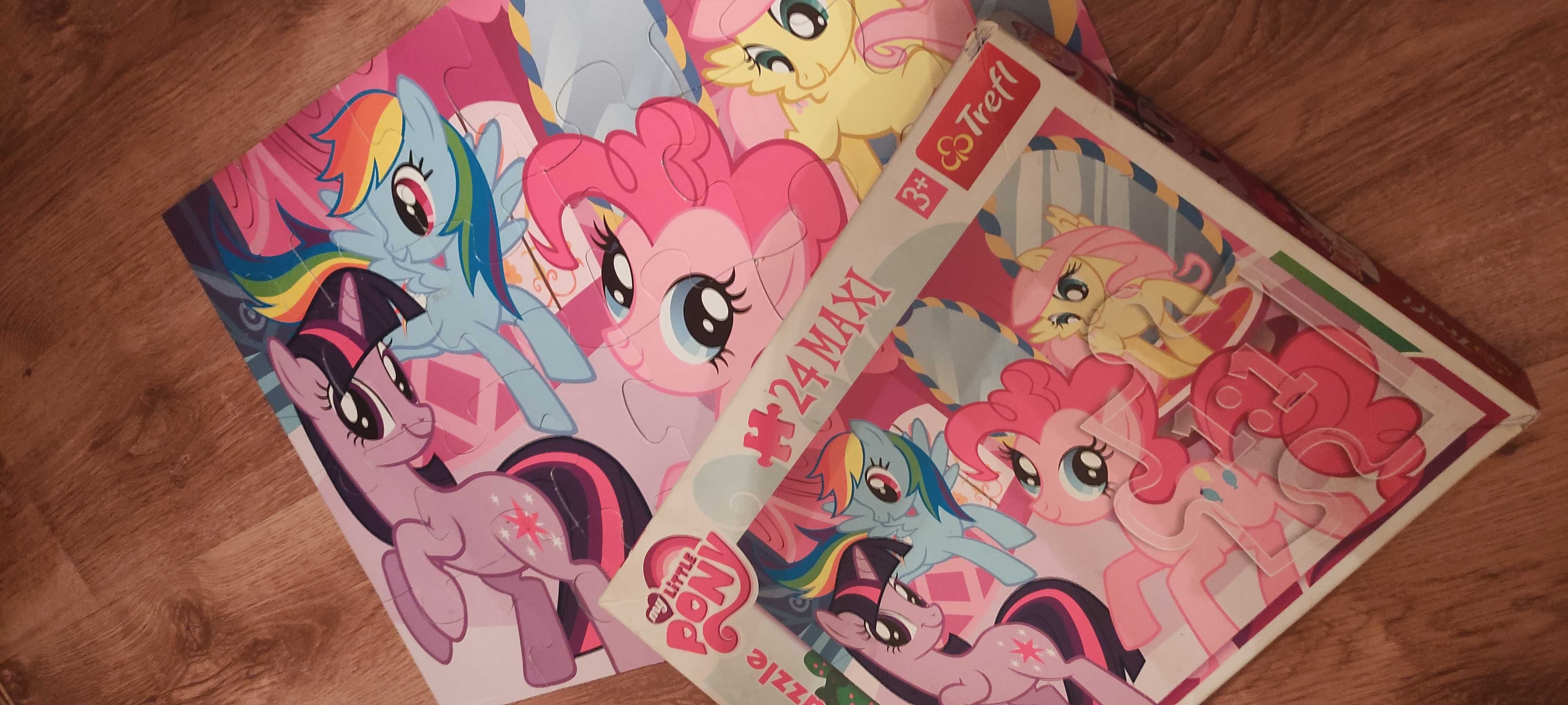 Puzzle Maxi koniki pony 24 elementy