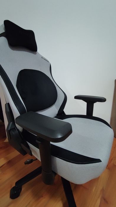 Ігрове крісло GamePro GC715LG Linen fabric Light grey