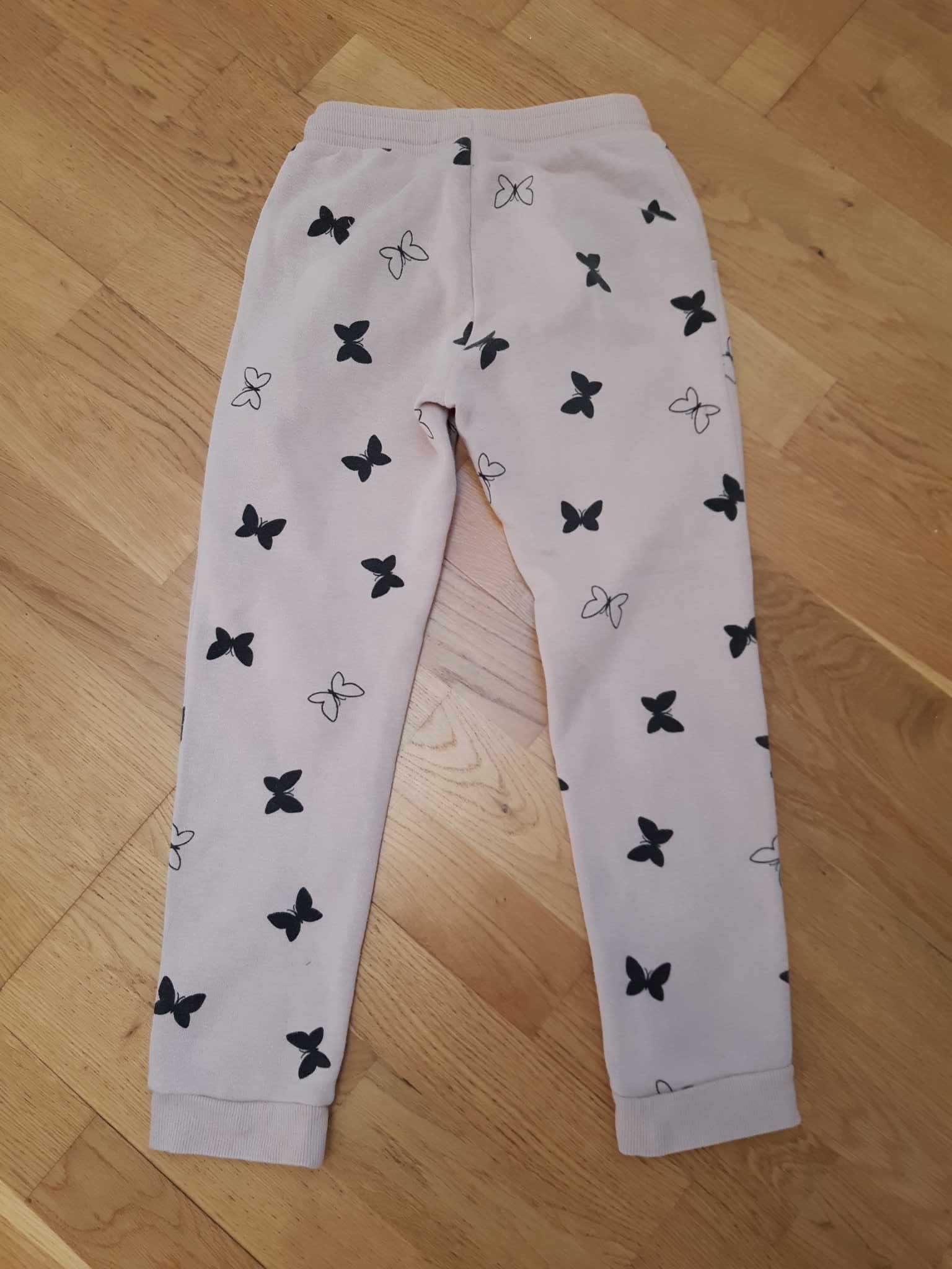 Spodnie dresowe joggery h&m 128