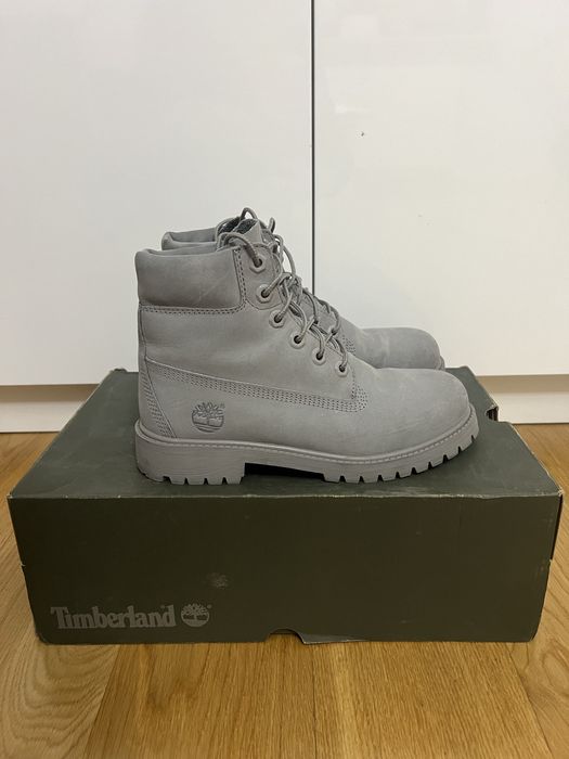 Nowe skórzane buty damskie zimowe jesienne za kostkę Timberland