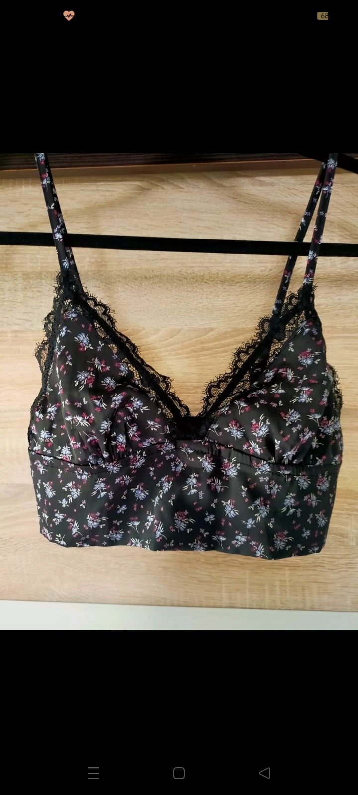 Bralet w kwiatki