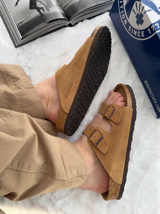 Капці Birkenstock Arizona Chestnut premium клоги