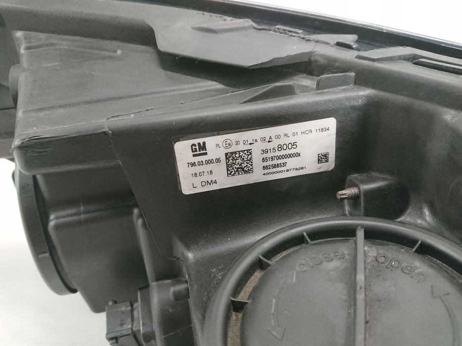 opel astra k 5 v h7 led lampa lewa przednia przód