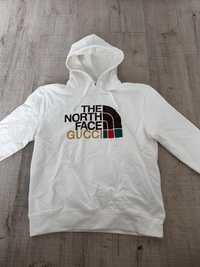 Bluza z kapturem Gucci The North Face rozmiar S kolor kremowy