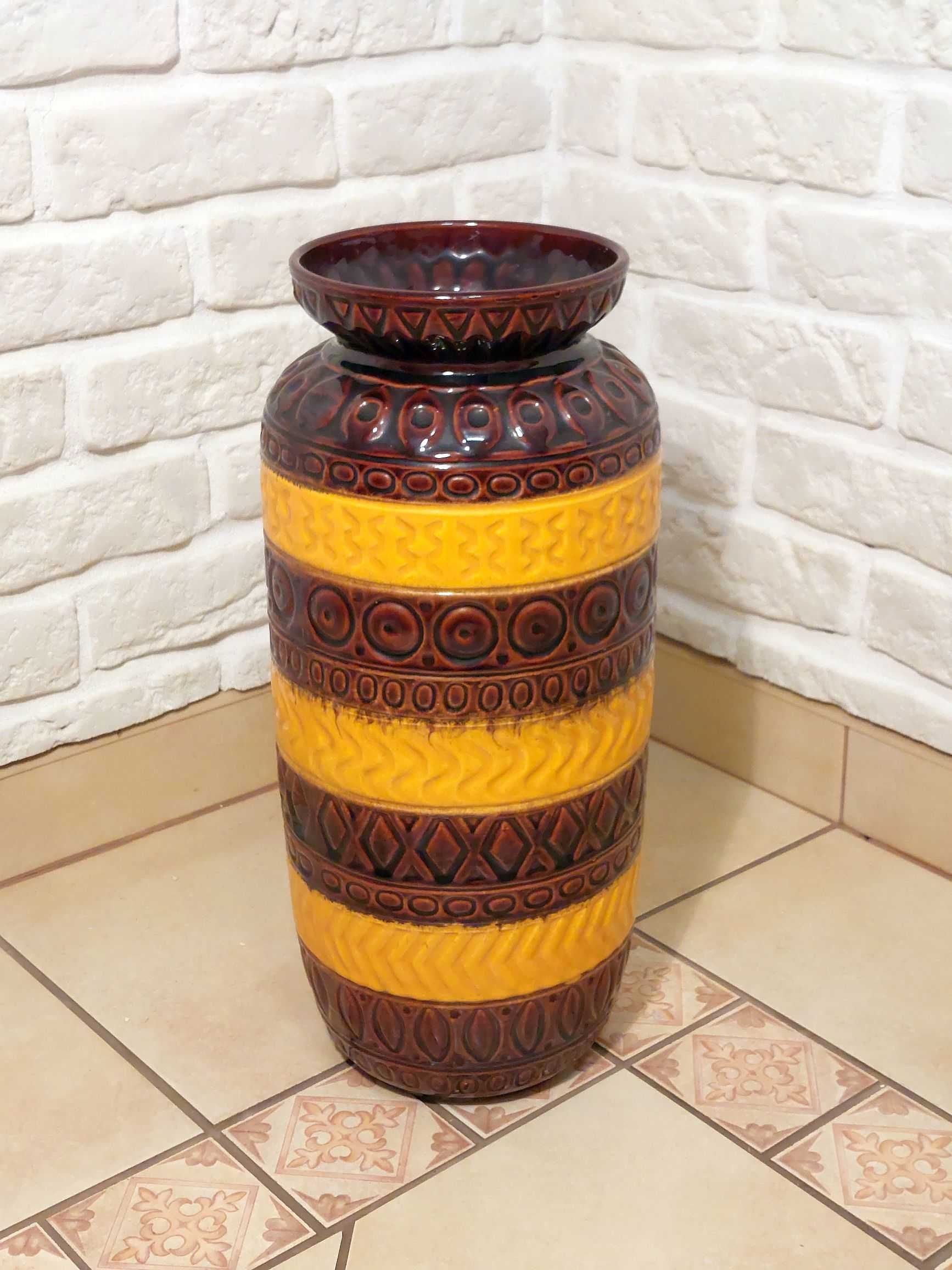 Wazon podłogowy BAY Keramik 92 45 W.Germany lata'70 vintage
