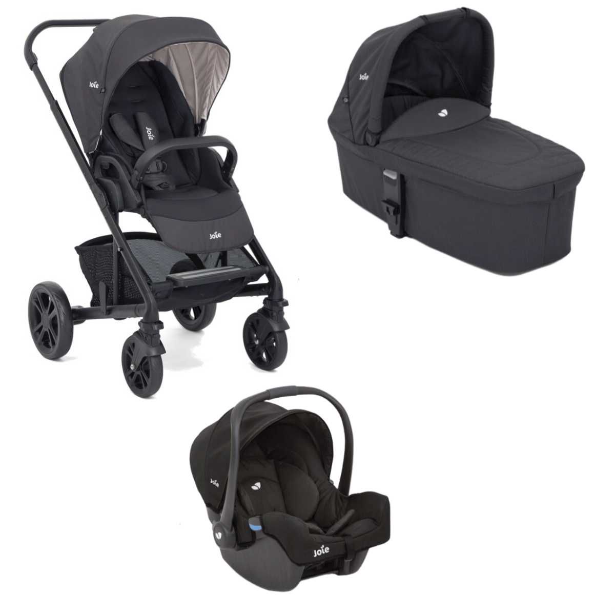 Trio Joie Chrome - carrinho, alcofa, ovo + base isofix