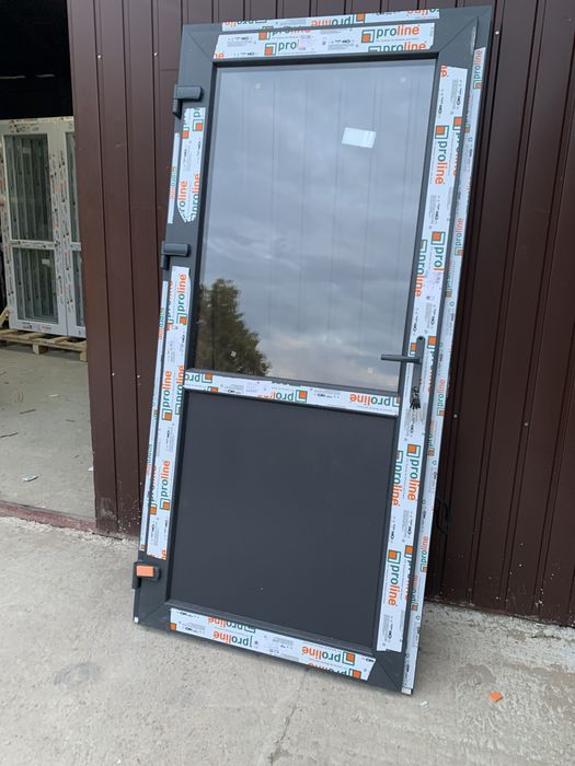 Drzwi PCV 100x200 antracyt